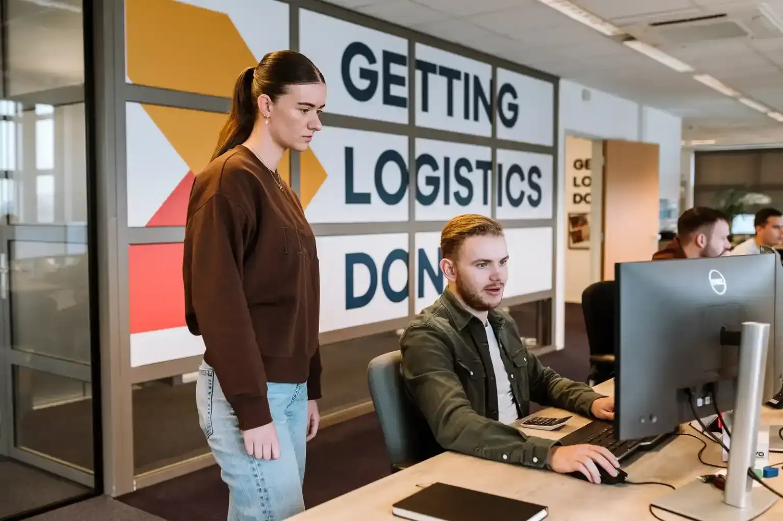 Op kantoor bij Getting Logistics Done